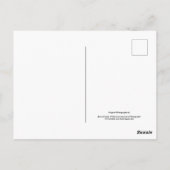 Blume im Hintergrund in Schwarz und Weiß Nr. 68 Postkarte (Rückseite)