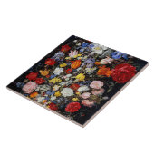 Blume im Holzschiff, Jan Brueghel der Ältere Fliese (Seite)