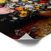 Blume im Holzschiff, Jan Brueghel der Ältere Poster (Ecke)