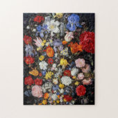 Blume im Holzschiff, Jan Brueghel der Ältere Puzzle (Vertikal)