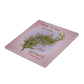 Blume im inneren Frieden Inspiration Zitat  Fliese (Seite)