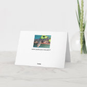 Blume im Jade Moonlight zum Geburtstag Karte (Rückseite)