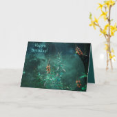 Blume im Jade Moonlight zum Geburtstag Karte (Gelbe Blume)