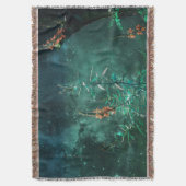 Blume im Jademondlicht Decke (Vorderseite Vertikal)