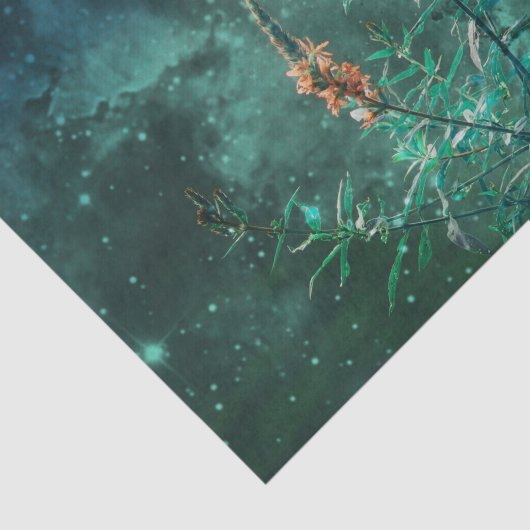 Blume im Jademondlicht Seidenpapier (Ausschnitt)