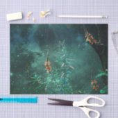 Blume im Jademondlicht Seidenpapier (Handwerk)