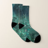 Blume im Jademondlicht Socken (Paar)