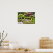 Blume im japanischen Garten, Poster (Küche)