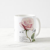 Blume im Juni, Personalisiert, Kaffeetasse (VorderseiteRechts)