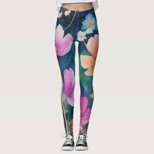 Blume im Kosmos Leggings