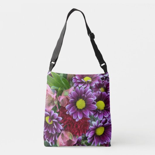 Blume im Lebensmittelgeschäft Tasche (Rückseite)