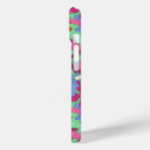 Blume im lebhaften Garten Case-Mate iPhone Hülle (Rückseite / Links)