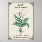 Blume im Mai Poster (Vorne)