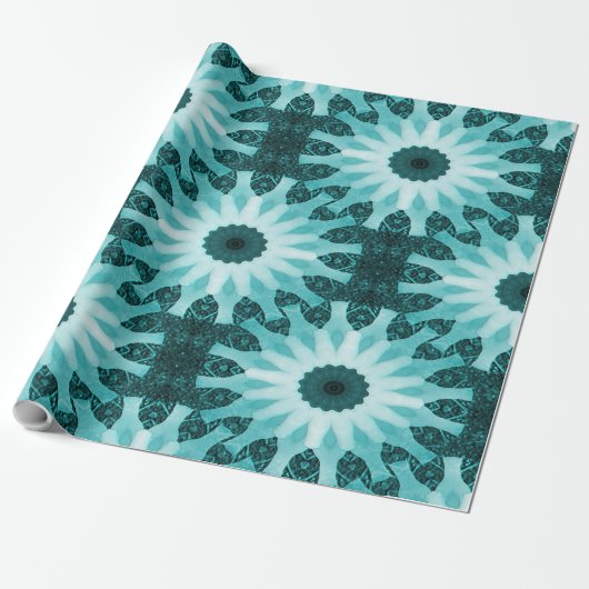 Blume im Meer...... Geschenkpapier (Ungerollt)