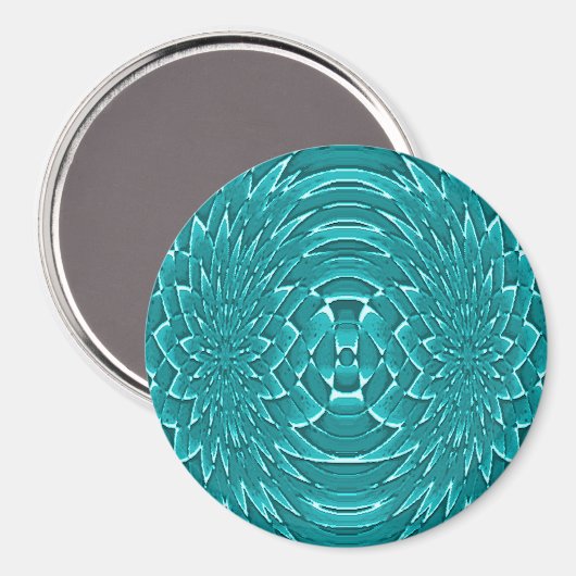 Blume im Meer...... Magnet (Vorderseite/Rückseite)