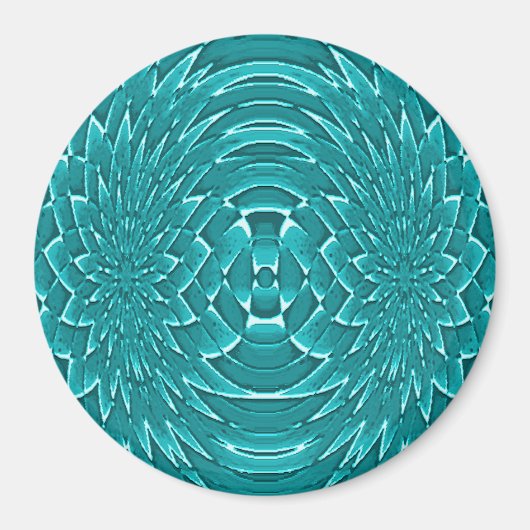 Blume im Meer...... Magnet (Vorne)