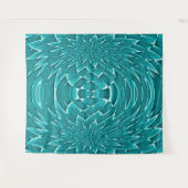 Blume im Meer...... Wandteppich (Vorderseite (Horizontal))