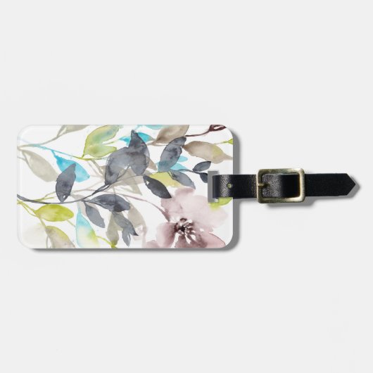 Blume im Mix Gepäckanhänger (Vorderseite horizontal)