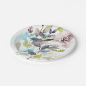 Blume im Mix Pappteller (Schrägansicht)