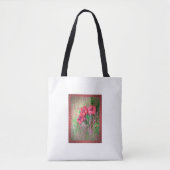 Blume im Regen Tasche (Vorderseite)