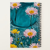 Blume im Regen verbringen Zeit mit Jesus Journal Notizblock (Rückseite)