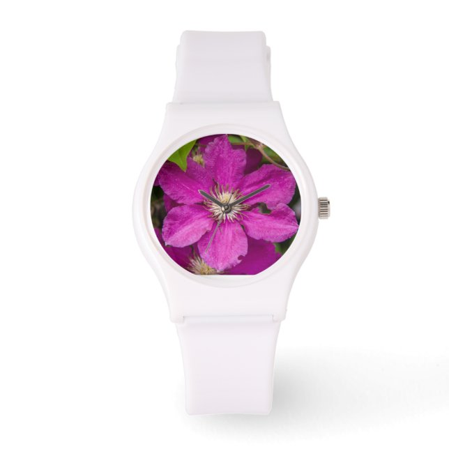 Blume im Robinette's Apple Haus & Gift Barn Armbanduhr (Vorderseite)