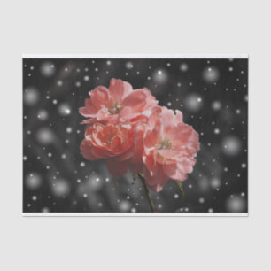 Blume im Schneepapier Seidenpapier