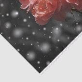 Blume im Schneepapier Seidenpapier (Ausschnitt)