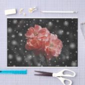 Blume im Schneepapier Seidenpapier (Handwerk)