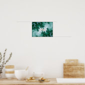 Blume im Sommer: Blick auf den Sturm Poster (Küche)