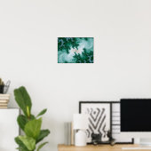 Blume im Sommer: Blick auf den Sturm Poster (Heimbüro)