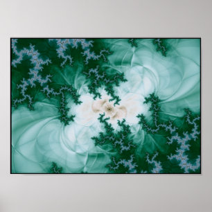 Blume im Sommer: Blick auf den Sturm Poster