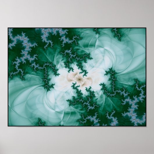 Blume im Sommer: Blick auf den Sturm Poster (Vorne)