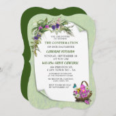 Blume im Sommer Einladung (Vorne/Hinten)