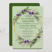 Blume im Sommer Einladung (Vorne/Hinten)