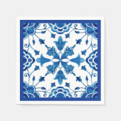 Blume im Sommer im Mittelmeer Serviette (Vorderseite)