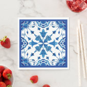 Blume im Sommer im Mittelmeer Serviette (Beispiel)