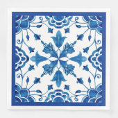 Blume im Sommer im Mittelmeer Serviette (Vorderseite)