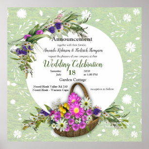 Blume im Sommer Poster