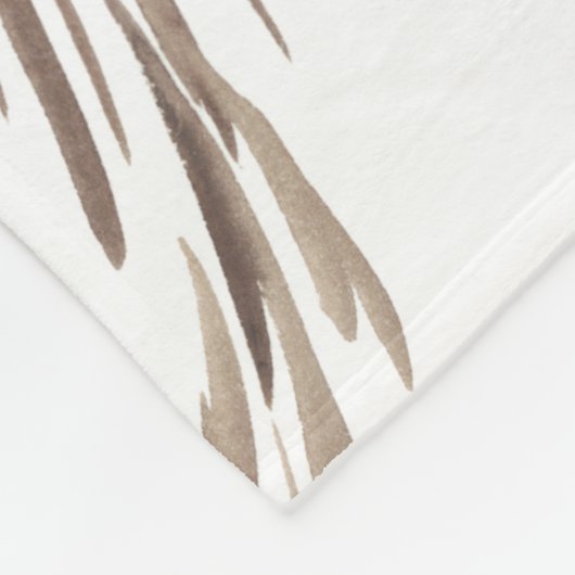 Blume im Spätsommer I Fleecedecke (Ecke)