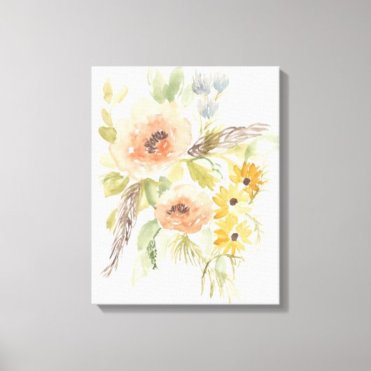 Blume im Spätsommer I Leinwanddruck (Vorderseite)