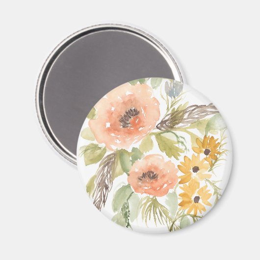 Blume im Spätsommer I Magnet (Vorderseite/Rückseite)