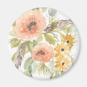 Blume im Spätsommer I Magnet (Vorne)