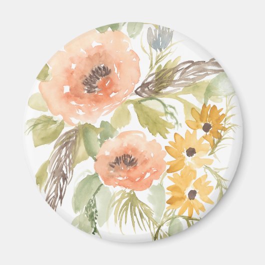 Blume im Spätsommer I Magnet (Vorne)