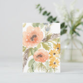 Blume im Spätsommer I Postkarte (Stehend Vorderseite)