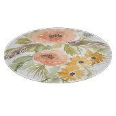 Blume im Spätsommer I Schneidebrett (Ecke)