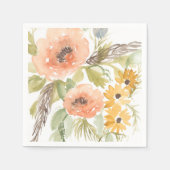 Blume im Spätsommer I Serviette (Vorderseite)