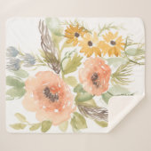 Blume im Spätsommer I Sherpadecke (Vorderseite (Horizontal))