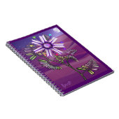 Blume im Spiral-Foto-Notebook Notizblock (Rechte Seite)