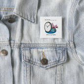 Blume im Springtime Alberne Sonnenanbetungen & T-S Button (Beispiel)